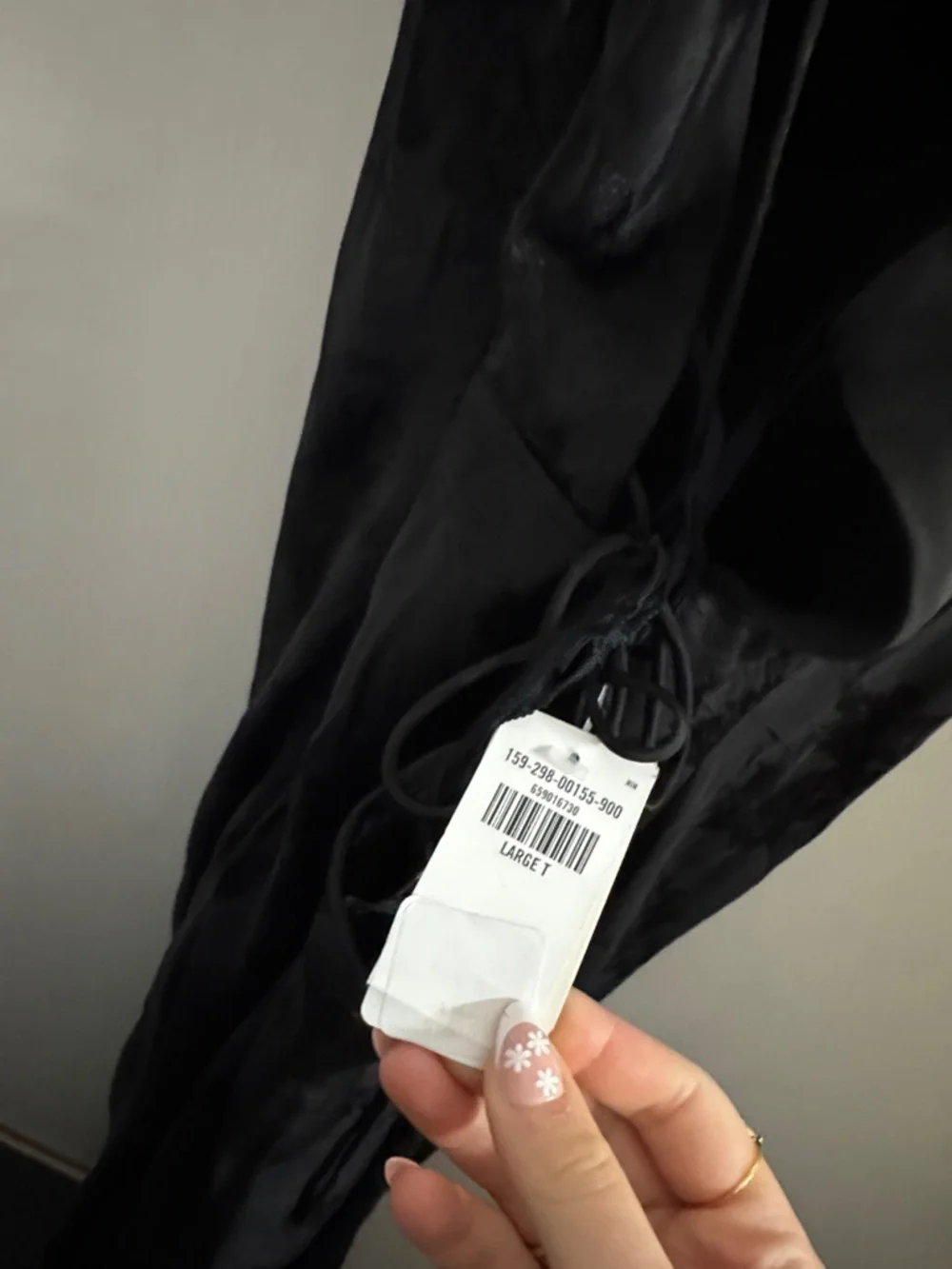 Abercrombie and fitch satin dress L tall // 041914